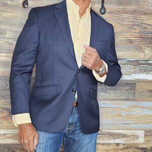 Ted Baker London Endurance 100% Wool Dual Vent Stitched Lapel Jacket Blazer 40S